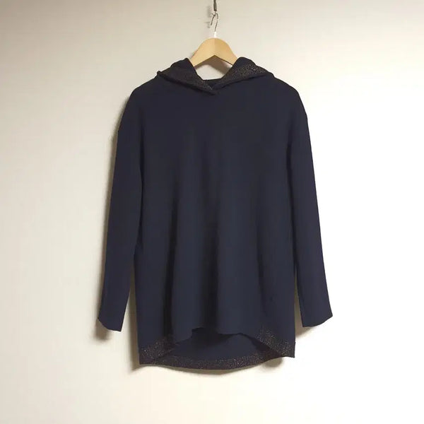 [BUNJANG] System Hooded Knit Sweater / 시스템 SYSTEM  후드 니트 프리사이즈 정품