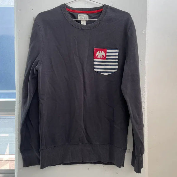 [BUNJANG] Converse All Star Sweatshirt / (S) 컨버스 올스타 맨투맨 스웻셔츠