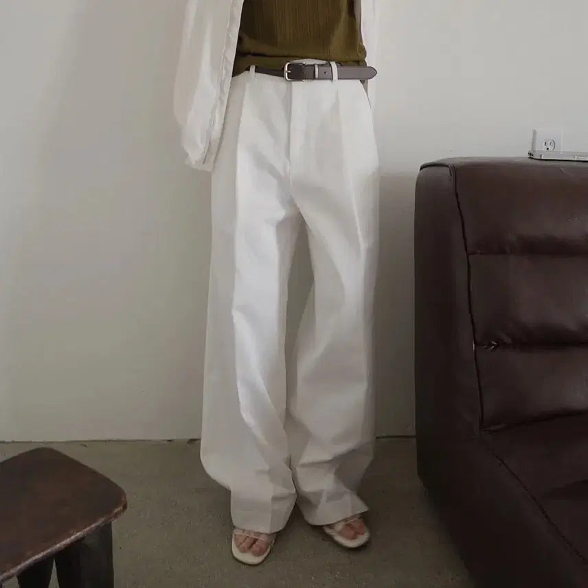 [BUNJANG] How's Cora Chino Pants Ivory S / 호와스 코다 치노 팬츠 아이보리 s