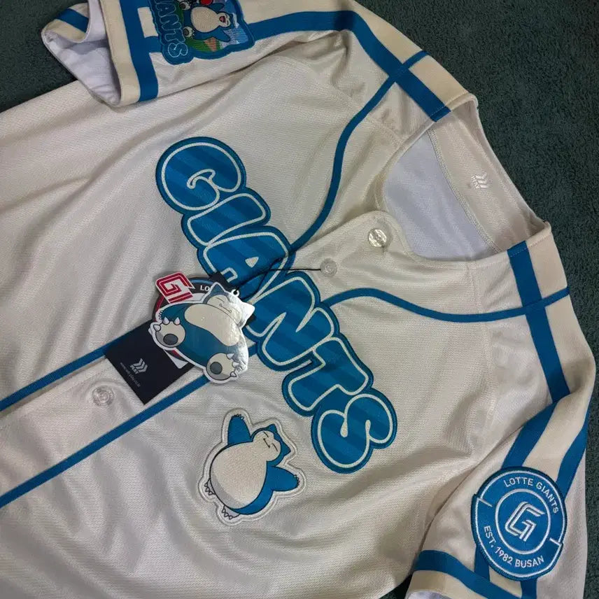 [BUNJANG] Lotte Giants Snorlax Uniform 90 / (새상품)롯데자이언츠 잠만보 유니폼 90