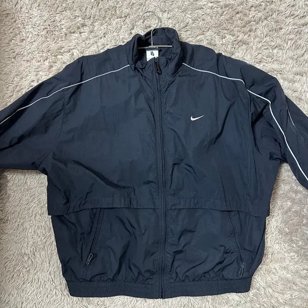 [BUNJANG] Nike Solo Swoosh Woven Track Jacket / 나이키 솔로 스우시 우븐 트랙 자켓