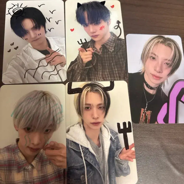 [BUNJANG] &TEAM Doodle Photocard MD / 앰퍼샌드원 낙서포카 엠디 등 각