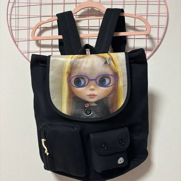 [BUNJANG] Koiseio x Blythe Collaboration Backpack Black / 코이세이오 블라이스 콜라보 백팩 블랙