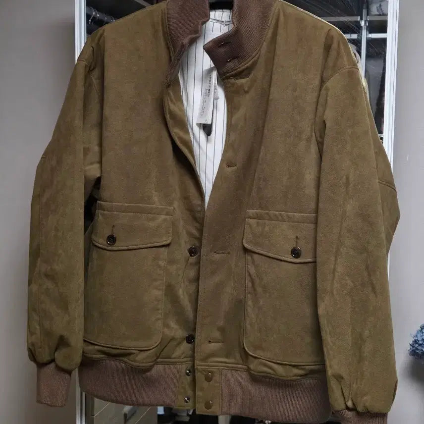 [BUNJANG] Nanamica Crew Jacket Beige L Size / [새상품, 27일까지만 판매] 나나미카 크루 자켓 베이지 L사이즈