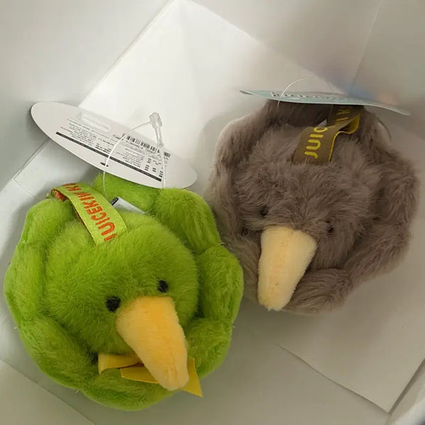 [BUNJANG] Authentic Kiwi Bird Two-Tone Plush Set / 정품 키위새 두쫀쿠세트