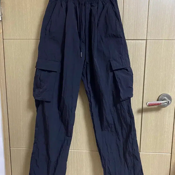 [BUNJANG] NOT4NERD Nylon Black String Pants L / *[NOT4NERD] 낫포너드 나일론 블랙 스트링 팬츠 L사이즈