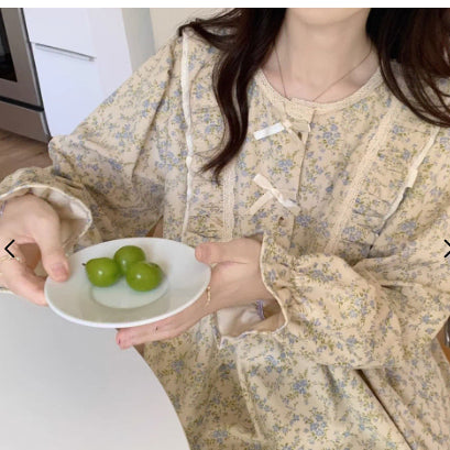 [BUNJANG] Floral Print Pajama Set / 편안한 잠옷셋트  이쁜 꽃무뉘 잠옷
