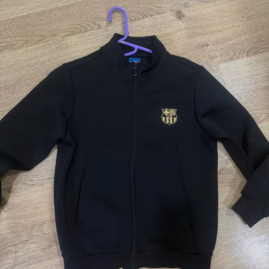 [BUNJANG] FC Barcelona Track Top Jacket Black / FC 바르셀로나 트랙탑 블랙 져지