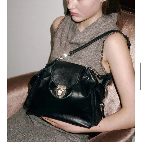 [BUNJANG] Remember Jane Port Bag Black Shoulder Bag / 리멤버제인 port bag 블랙