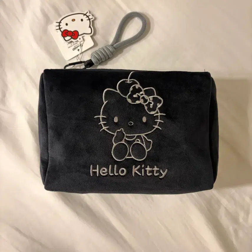 [BUNJANG] Hello Kitty Black Pouch / 헬로키티 블랙 파우치
