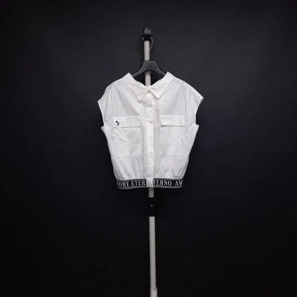 [BUNJANG] JJ-RO Spring Summer Cotton Blouse White / JJ-RO 제이제이로 춘하 남방블라우스 55.66
