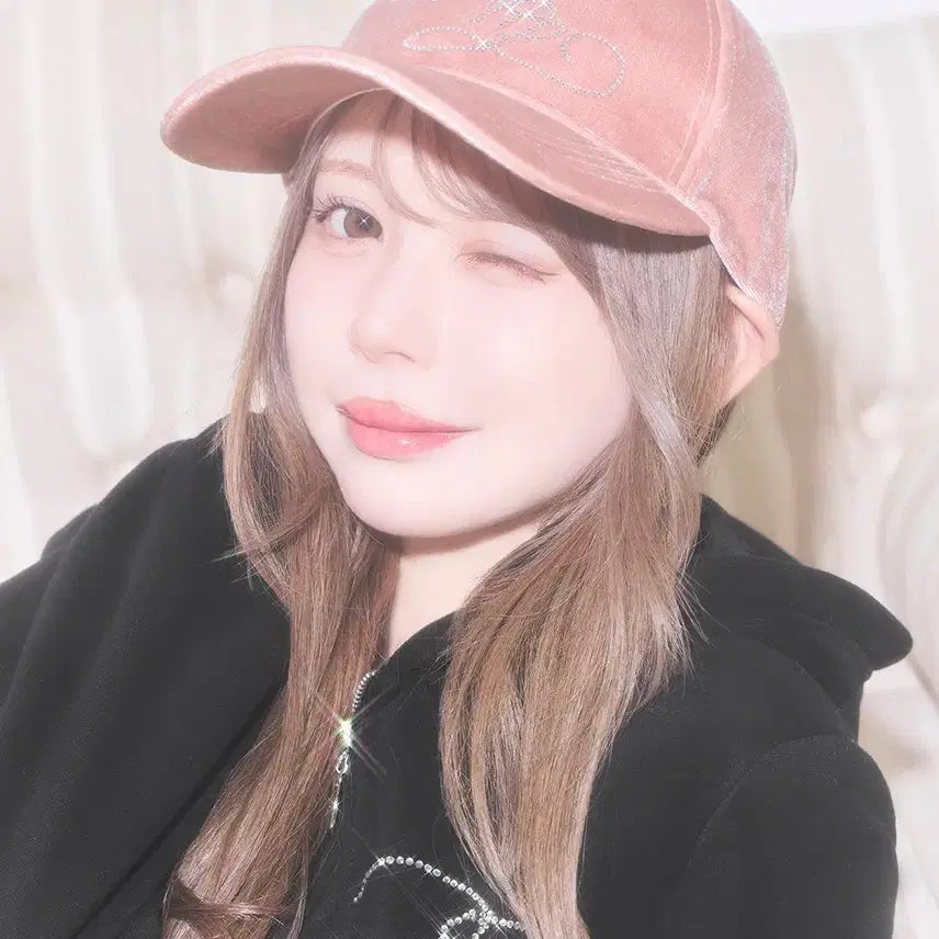 [BUNJANG] Michelle Macaron Velvet Cap Hat / 미셸마카롱 얼굴이 작아 보이는 벨벳 캡모자