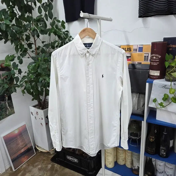 [BUNJANG] Polo Ralph Lauren Button-Down Solid Shirt M / 폴로랄프로렌 버튼다운 솔리드 셔츠 M