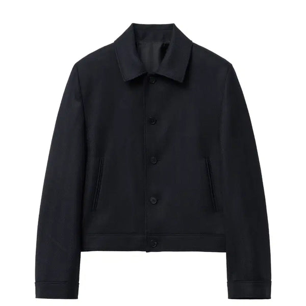 [BUNJANG] E L M O D E Marcos Wool Trucker Jacket Navy Size 44 / 엘무드 마르코스 울 트러커 자켓 네이비 44