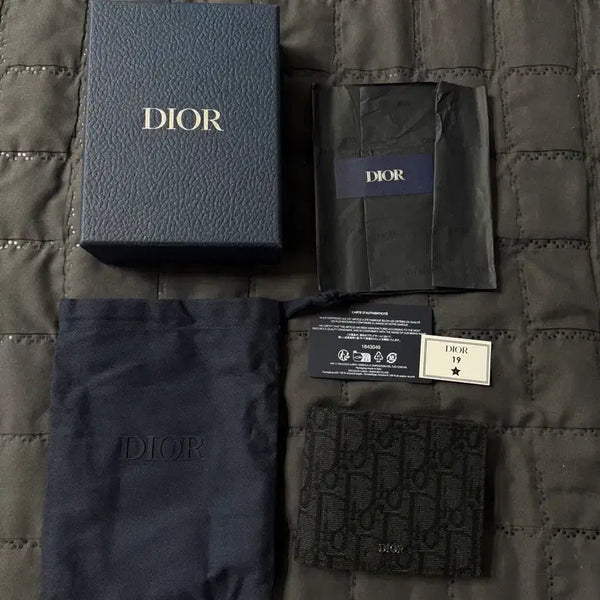 [BUNJANG] Dior Oblique Bifold Wallet Full Set / 새상품 디올 오블리크 반지갑 풀구성