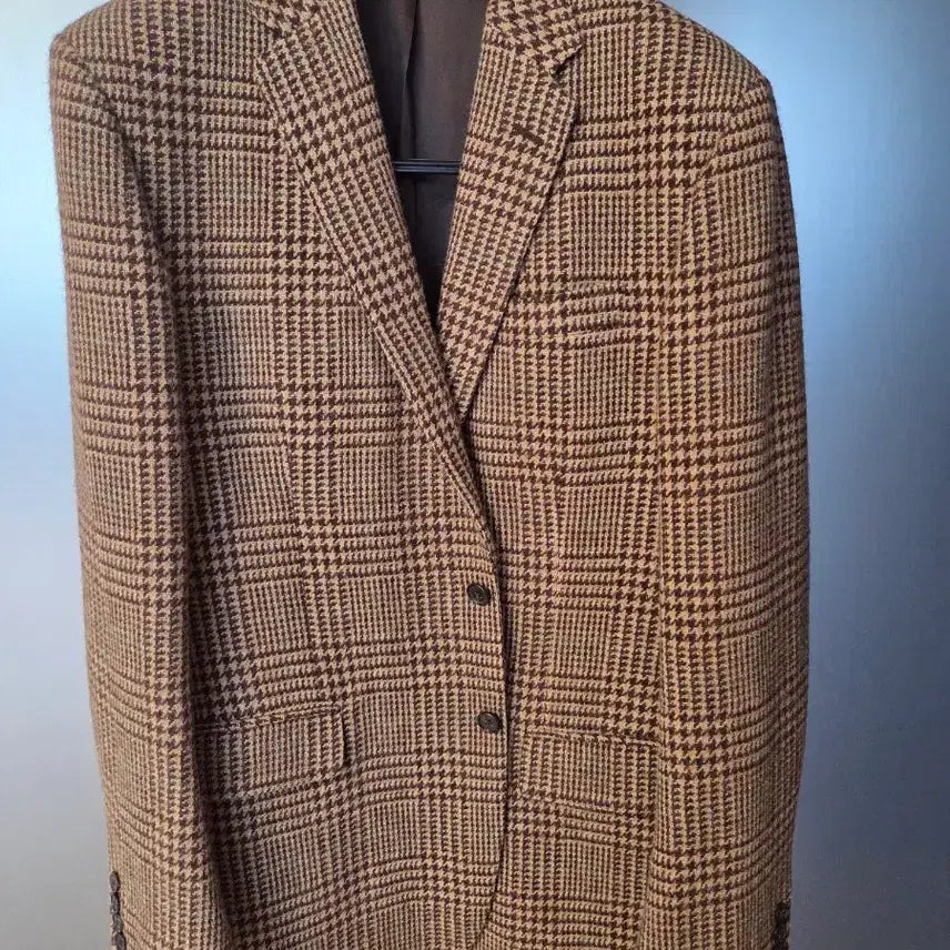 [BUNJANG] Polo Ralph Lauren Wool Alpaca Check Jacket / 폴로 울알파카 자켓 44R