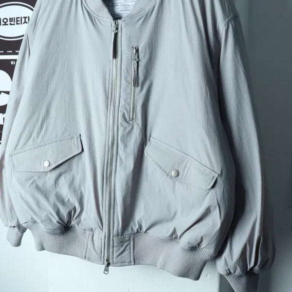 [BUNJANG] Urban D-Type Zip-Up Windbreaker Jumper Jacket Padded / (M-2XL) 어반디타입 집업 바람막이 점퍼자켓 항공 누빔-H39458