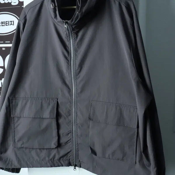 [BUNJANG] Brand Vintage Zip-Up Windbreaker Jacket / (F) 브랜드빈티지 집업 바람막이 점퍼자켓 포켓 경량-H39459