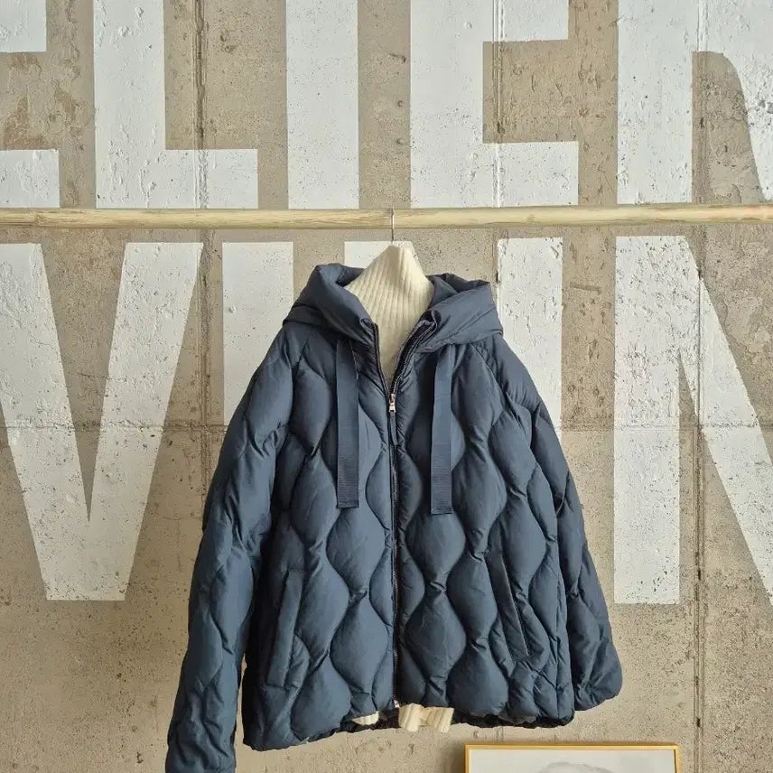 [BUNJANG] Cresan Quilting Down Padding Hooded Jacket / 크레송 퀄팅 다운팡팡 패딩후드자켓
