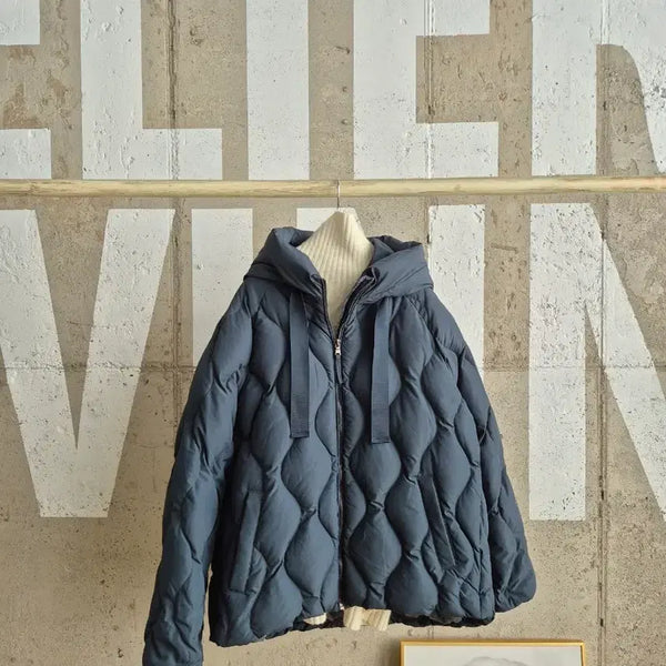 [BUNJANG] Cresan Quilting Down Padding Hooded Jacket / 크레송 퀄팅 다운팡팡 패딩후드자켓