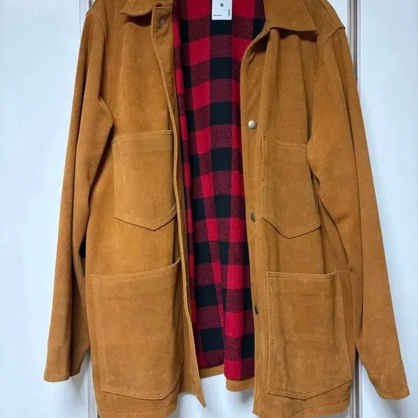 [BUNJANG] Wackoz Blind Files Suede Coverall Jacket / [0] 뤡코즈 블라인드파일즈 스웨이드 커버올 자켓