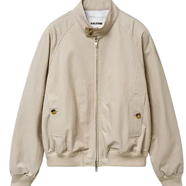 [BUNJANG] HALEINE 26SS Structured Harrington Blouson Beige / 알렌느(HALEINE) 26SS 스트럭쳐 해링턴 블루종 베이지 STRUCTURED HARRINGTON BLOUSON BEIGE (XJ120) 1사이즈