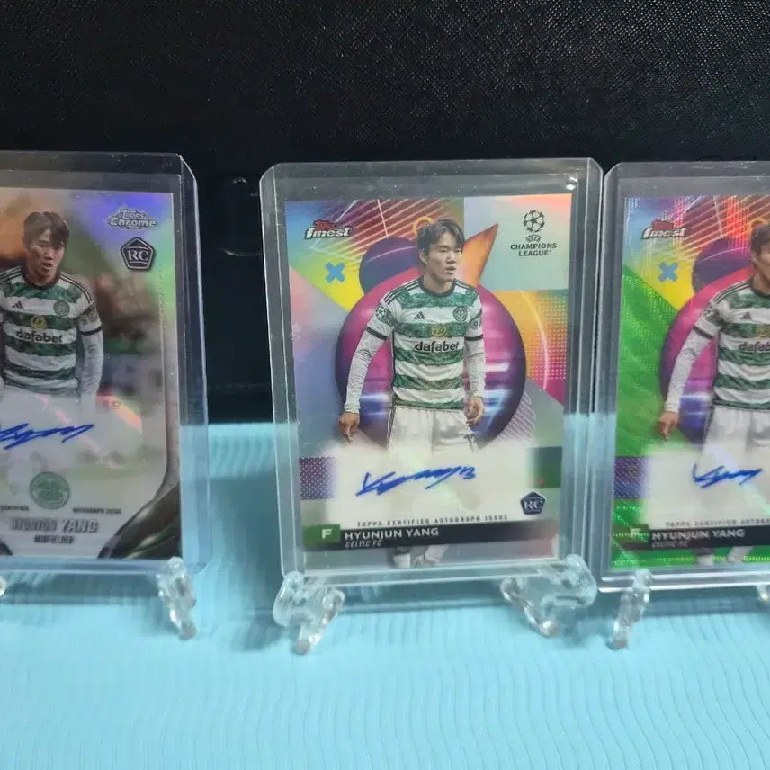 [BUNJANG] Yang Hyun-jun Celtic Signed Card 3-Type Bundle Set / 양현준 셀틱 싸인카드 3종 일괄판매합니다