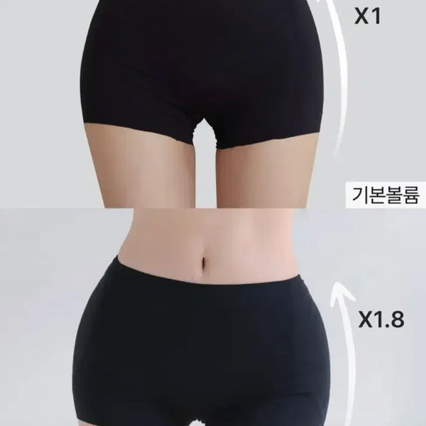 [BUNJANG] KindaMe Seamless Hip Enhancer Black Double Volume / 새상품 카인다미 심리스 골반뽕 블랙 더블볼륨