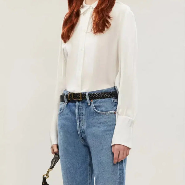 [BUNJANG] Sandro Blouse Cream Size 2 / (새상품) 산드로 블라우스 2사이즈