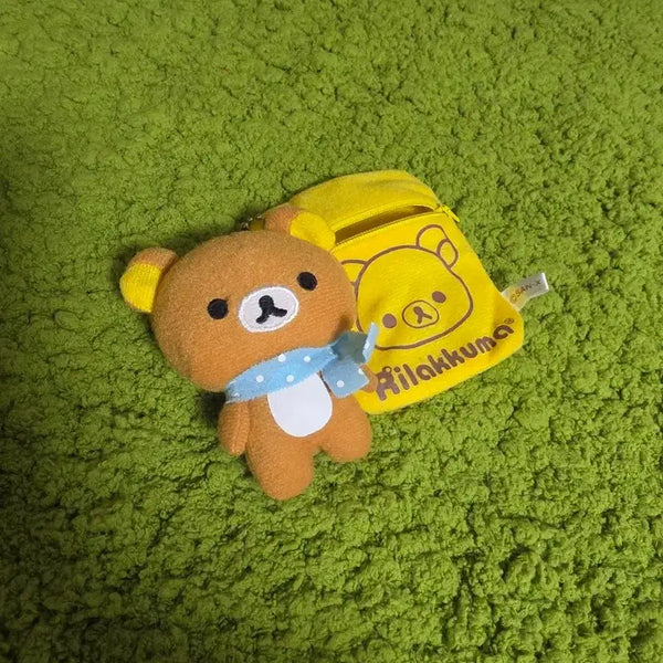 [BUNJANG] Classic Rilakkuma Bed Pouch Set Keyring / 고전 리락쿠마 침대파우치 세트 키링