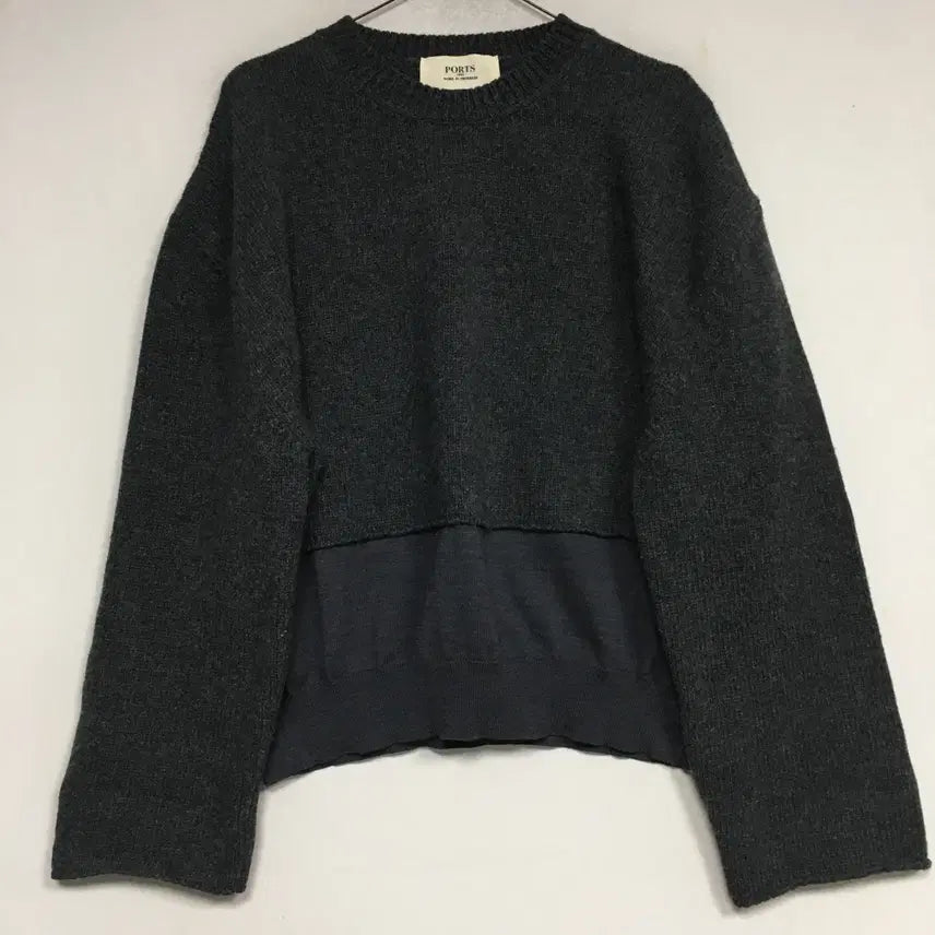 [BUNJANG] Ports 1961 Layered Wool Knit / 포츠 1961 정품 레이어드 울 니트 85