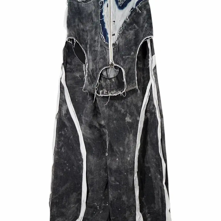 [BUNJANG] BLR BLUER Coverall Denim Pants / BLR BLUER 커버올 데님 팬츠
