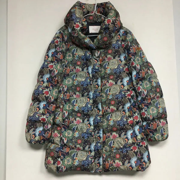 [BUNJANG] Oilily Flower Down Padded Jacket S / 오일릴리 플라워 다운 패딩 S
