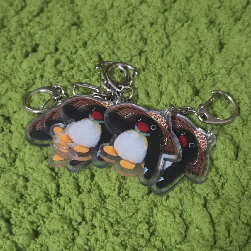 [BUNJANG] Pingu Cosplay as Luffy Keyring / 루피가 되고 싶은 핑구키링