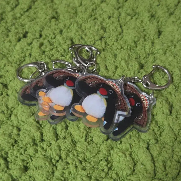 [BUNJANG] Pingu Cosplay as Luffy Keyring / 루피가 되고 싶은 핑구키링