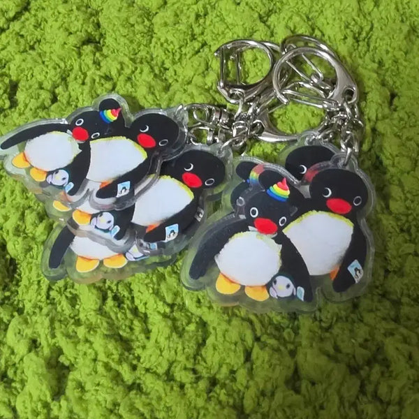 [BUNJANG] Pingu Character Keychain / 멍청해보이지만 착해요 핑구키링