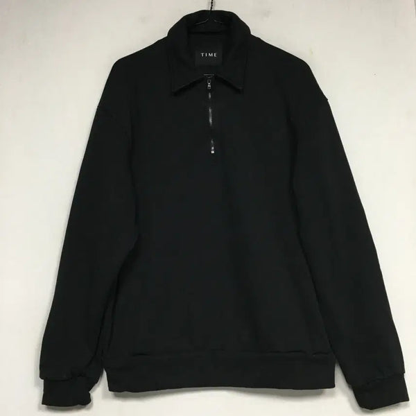 [BUNJANG] Time Homme Half-Zip Sweatshirt / 22 TIME 타임 옴므 반집업 맨투맨 95