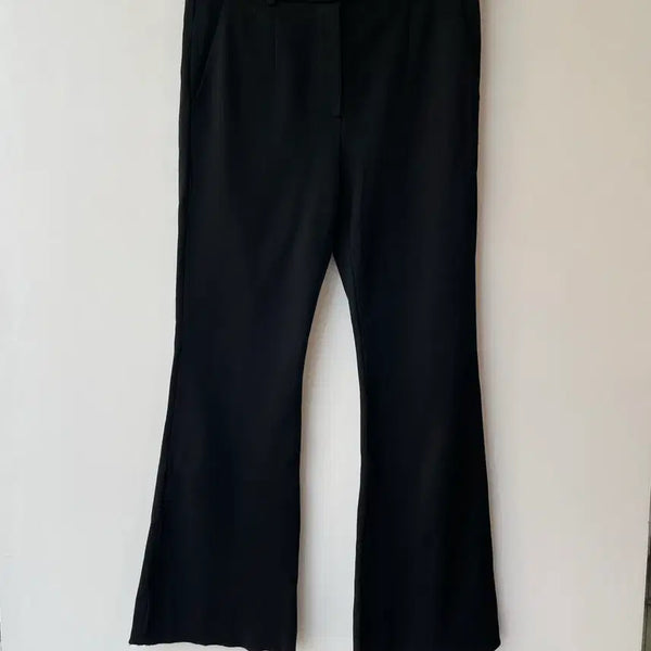 [BUNJANG] KUHO Black Bootcut Pants Size 2 / 구호 블랙 부츠컷 팬츠 size 2