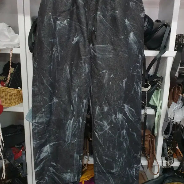 [BUNJANG] Dirty Washing Wide Pants / 써치 더티워싱 와이드팬츠