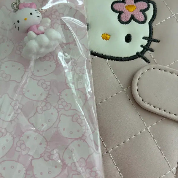[BUNJANG] Hello Kitty 50th Anniversary Gutanki Keyring & Diary Set / 헬로키티 50주년 구탄키 키링 + 다이어리