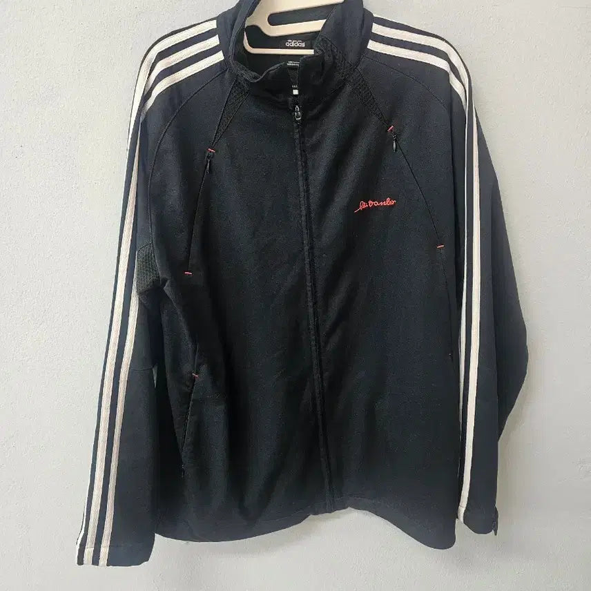 [BUNJANG] Adidas Track Top Black White / 아디다스 트랙탑 검정색 흰색 삼선