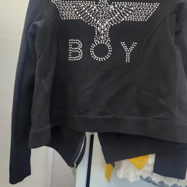 [BUNJANG] Boy London Black Eagle Cubic Jacket FREE / 보이런던 블랙 독수리 큐빅 자켓 FREE 새거