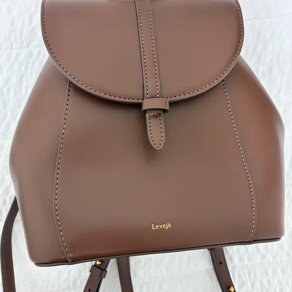 [BUNJANG] Levez Monette Backpack Brown / 르브제 모넷 백팩 브라운