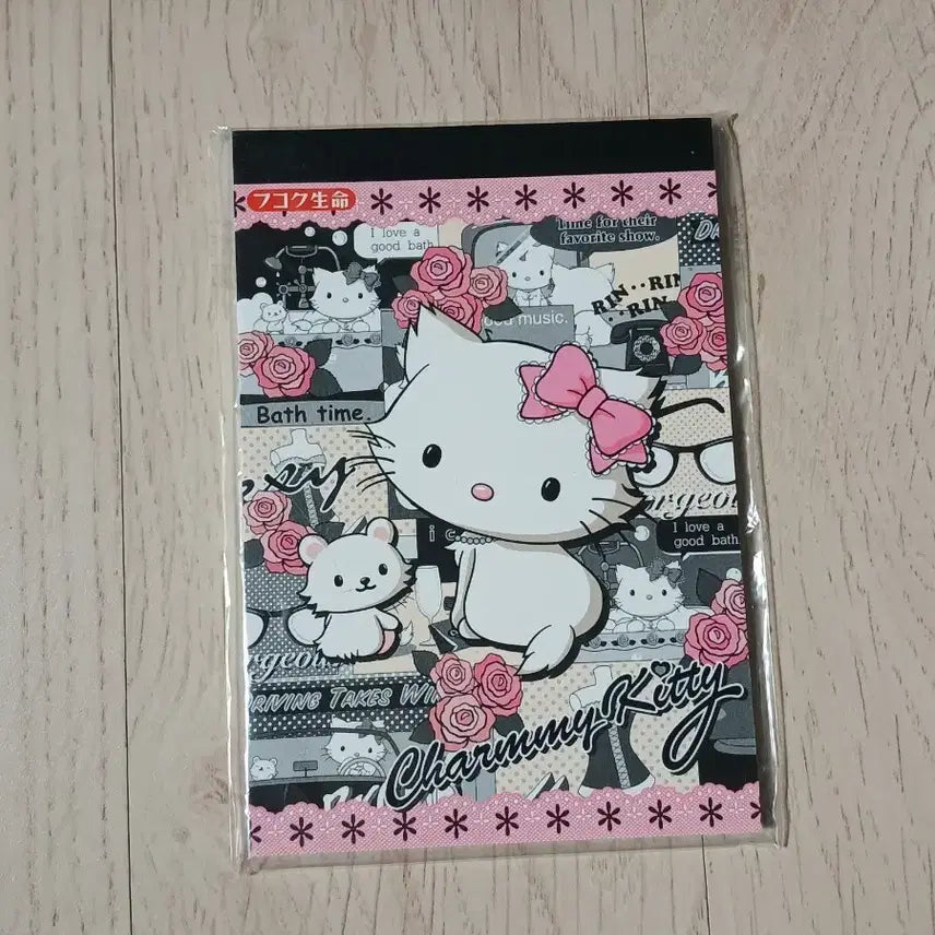 [BUNJANG] Sanrio Hello Kitty "Charmy Kitty" Memo Pad / 고전 챠미키티 메모 슈가