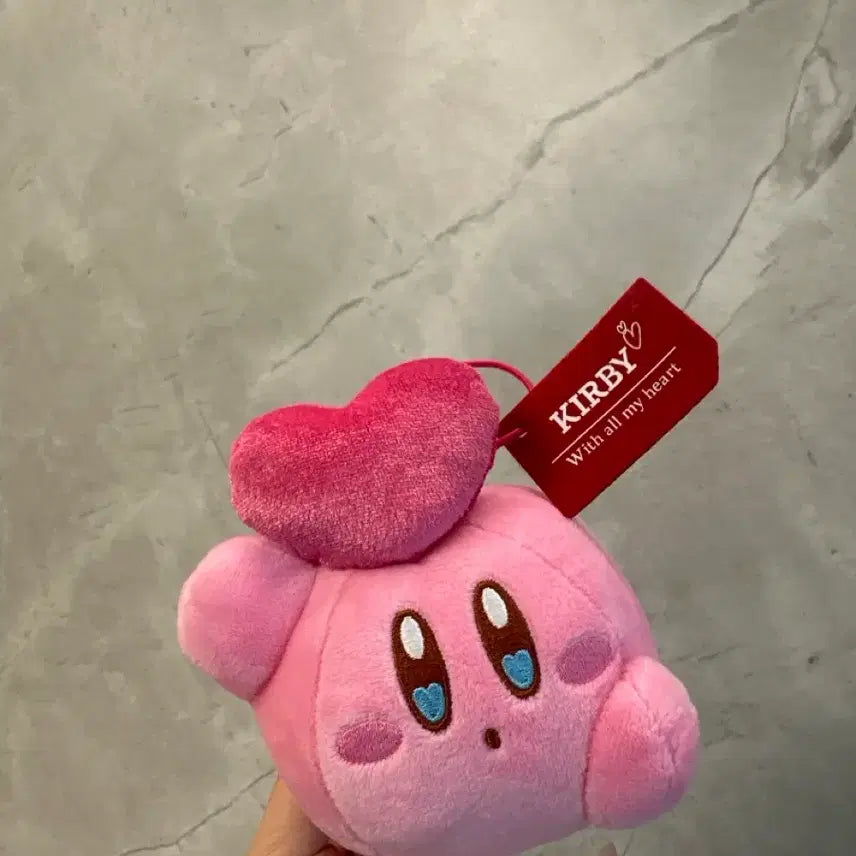 [BUNJANG] Kirby Heart Charm / 별의 커비 하트 키링