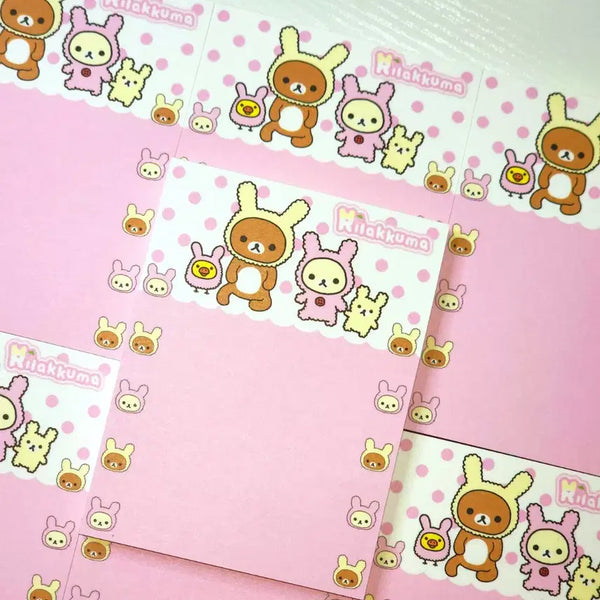 [BUNJANG] Usagi Rilakkuma Memo Pad / 우사기 리락쿠마 떡메모지