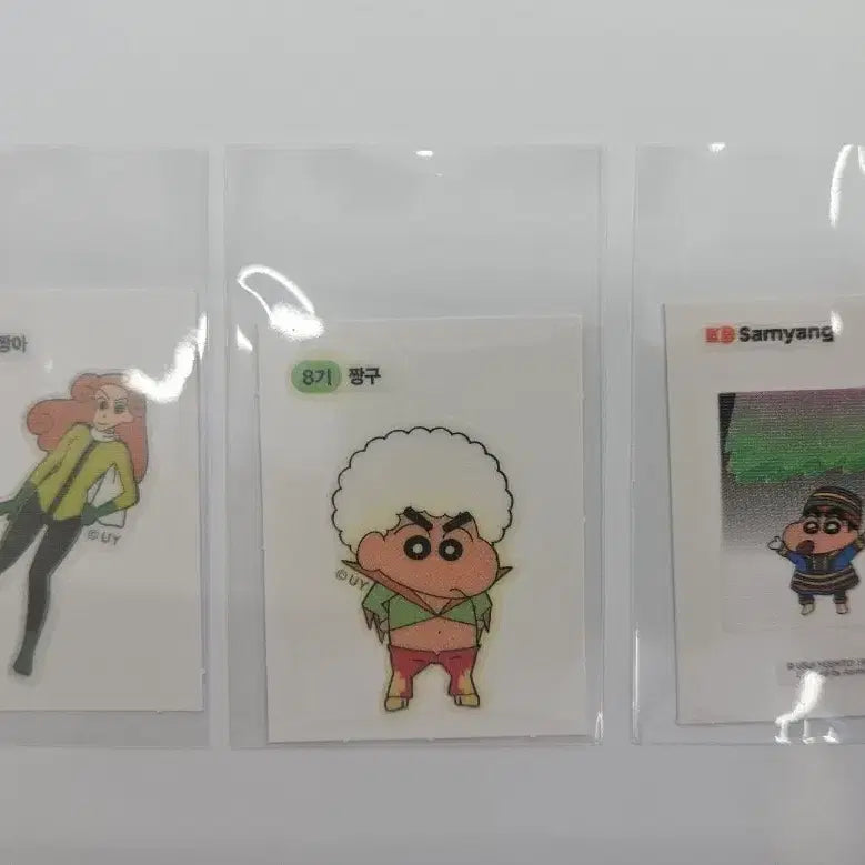 [BUNJANG] Crayon Shin-chan Sticker Set (3 Types) / 짱구 띠부씰 3종 판매합니다.