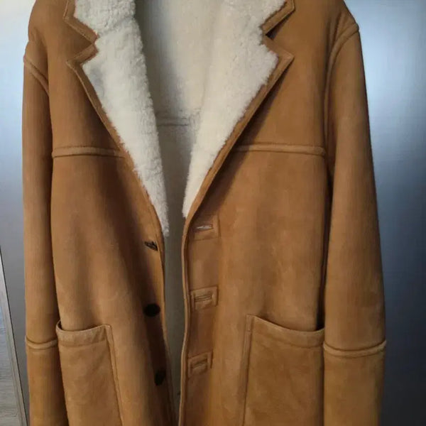 [BUNJANG] Solid Homme Shearling Mouton Jacket / 솔리드옴므  시어링 무스탕자켓 48(105)