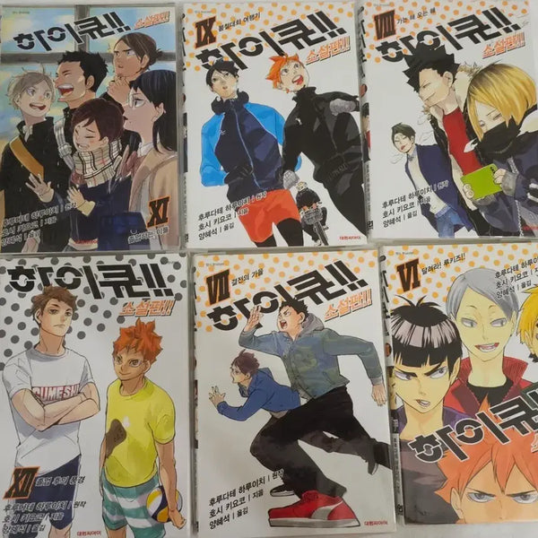 [BUNJANG] Haikyu!! Novel Bundle Set / 하이큐 소설 일괄