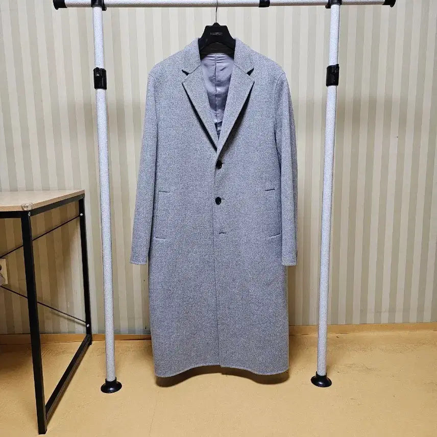 [BUNJANG] Maestro Handmade Wool Coat - Grey / 마에스트로 코트 울 105